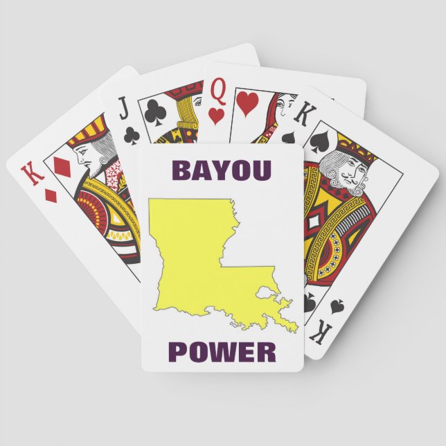 BAYOU-POWER SPIELKARTEN (Rückseite)
