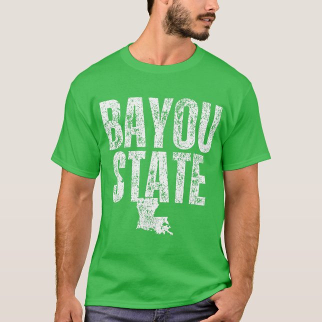 Bayou Staat Louisiana T-Shirt (Vorderseite)