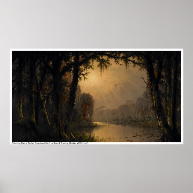Bayou Teche, Louisiana[1883] Poster (Vorne)