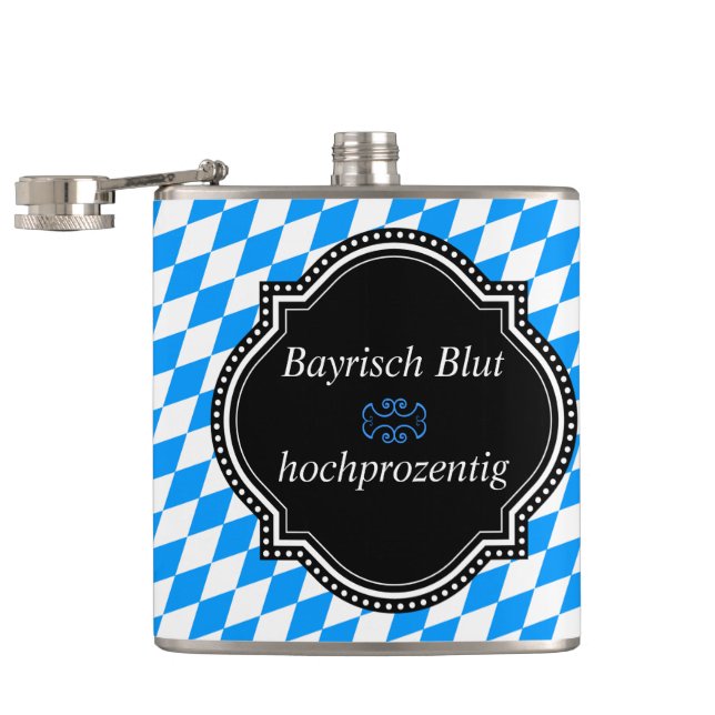 Bayrisch Blut Flachmann (Geöffnet)