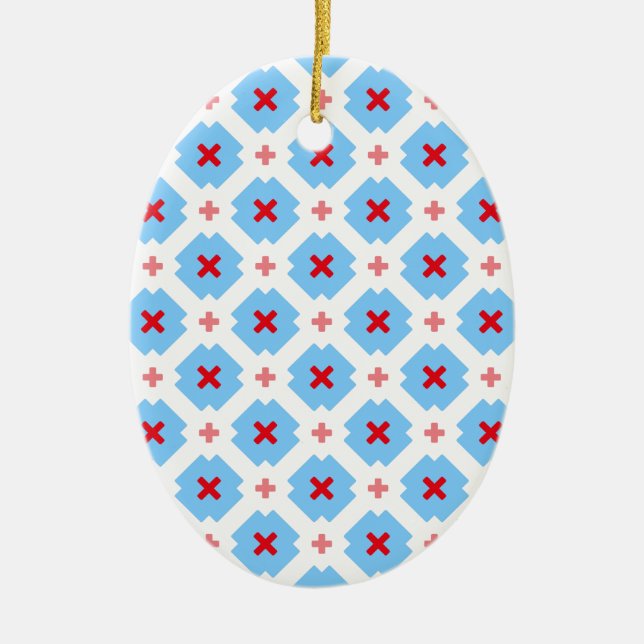 Bayrisch dezent keramik ornament (Vorne)