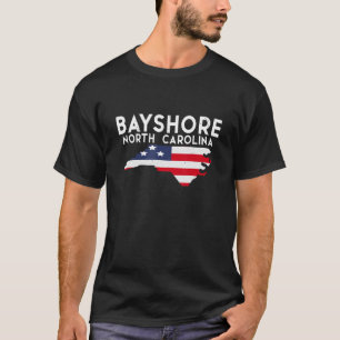 Bayshore North Carolina USA Staat America Travel T-Shirt