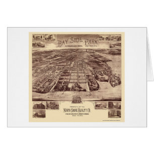 Bayside Park - Queens, NY panoramische Karte -