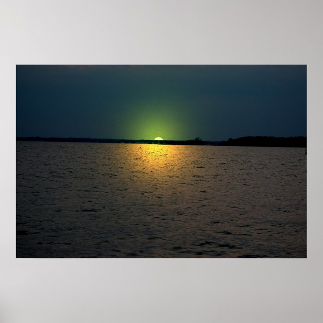 Bayside Sunset Poster (Vorne)
