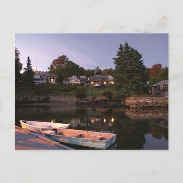 Bayville Abend Postcard Postkarte (Vorderseite)