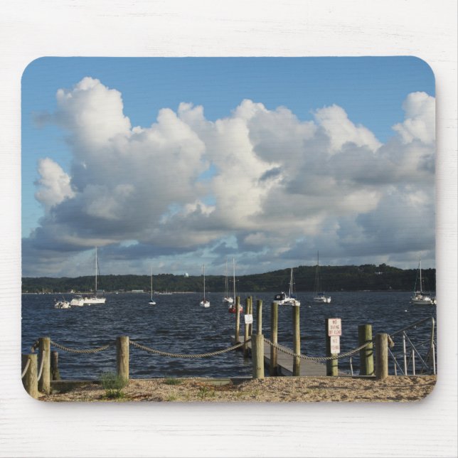 Bayville Austern-Bucht-Hafen Mousepad (Vorne)