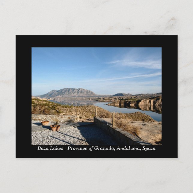 Baza Seen, Granada Spanien Postkarte (Vorderseite)