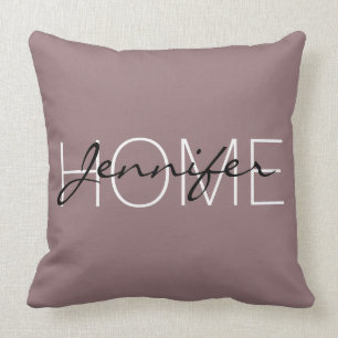 Bazaar-Farbe-Home-Monogramm Kissen
