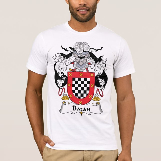 Bazan Familienwappen T-Shirt (Vorderseite)