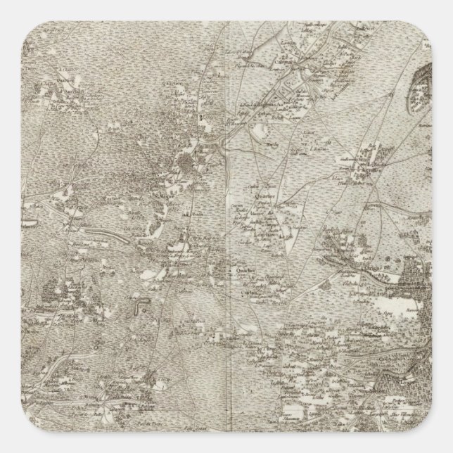 Bazas Quadratischer Aufkleber (Vorderseite)