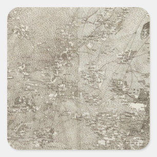 Bazas Quadratischer Aufkleber