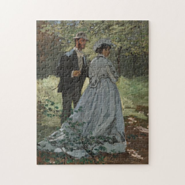 Bazille und Camille Claude Monet Puzzle (Vertikal)
