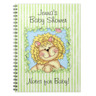 BaZooples Babyparty-Zeitschrift Notizblock