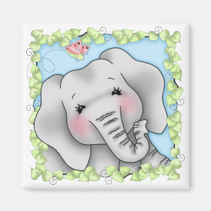 BaZooples Elsie der Elefant-Magnet Magnet