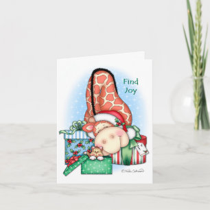 BaZooples "Entdeckungs-Freude-" Weihnachtskarte Feiertagskarte