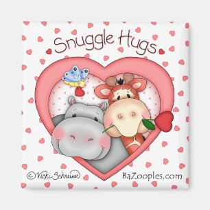 BaZooples "Snuggle umarmt" Liebe-Magneten Magnet
