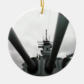 BB-62 Schlachtschiff New-Jersey Keramik Ornament