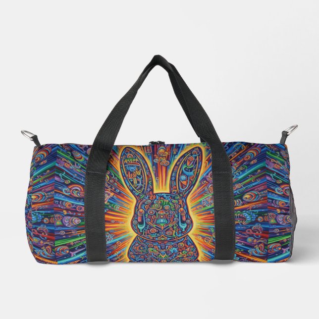 BB-Cosmic Bunny Duffel Bag Duffle Bag (Vorderseite)