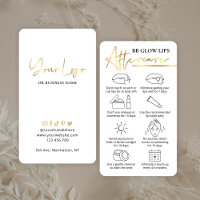 BB Glow Lips Aftercare White & Gold PMU Artist