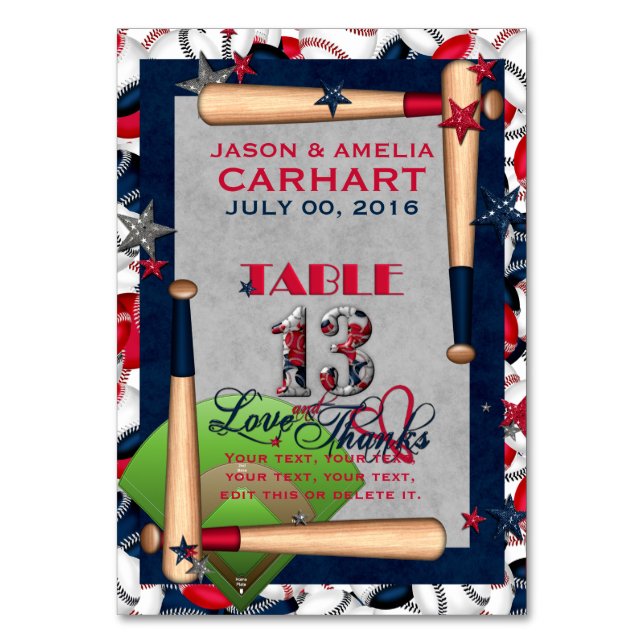 BB Hochzeitnummerierte Tischkarten 13-CUSTOM-VORLA Tischnummer (Rückseite)