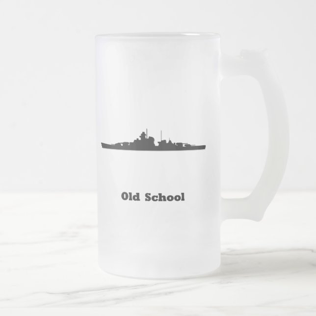 BB Old School Mattglas Bierglas (Rechts)