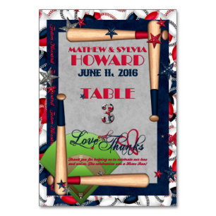 BB Wedding Numbered Table Cards-CUSTOM HOWARD 3 Tischnummer