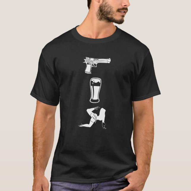 BBB Kugeln Biere und Babys T-Shirt (Vorderseite)