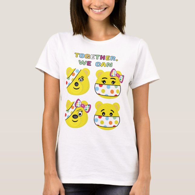 BBC Children in Need - Pudsey Bear Adulwomen T-S T-Shirt (Vorderseite)