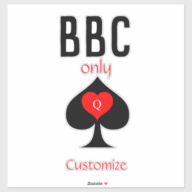 BBC Nur Blade Spade signieren Thunder_Cove Aufkleber (Blatt)