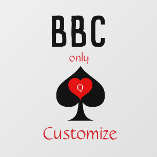 BBC Nur Blade Spade signieren Thunder_Cove Fensteraufkleber