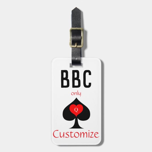 BBC Nur Blade Spade signieren Thunder_Cove Gepäckanhänger (Vorderseite vertikal)