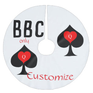 BBC Nur Blade Spade signieren Thunder_Cove Polyester Weihnachtsbaumdecke