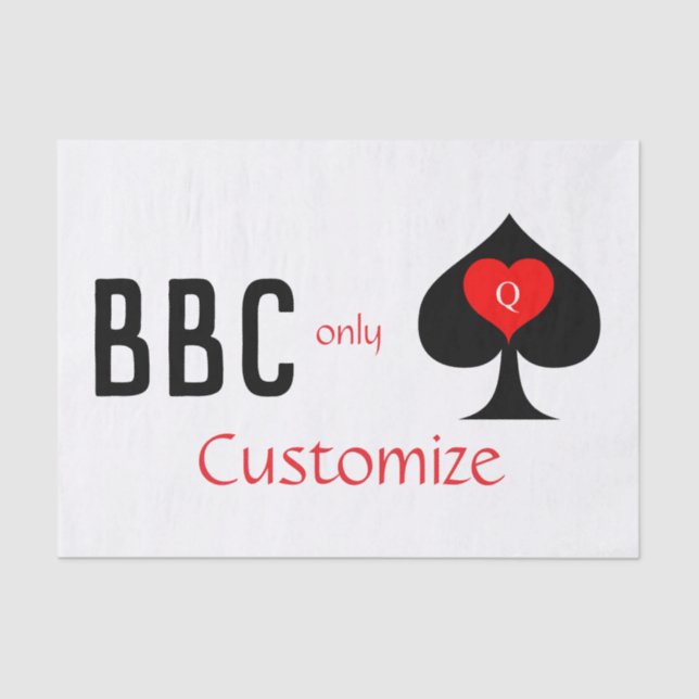 BBC Nur Blade Spade signieren Thunder_Cove Seidenpapier (Vorderseite)