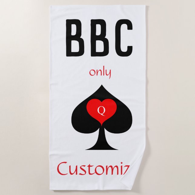 BBC Nur Blade Spade signieren Thunder_Cove Strandtuch (Vorderseite)