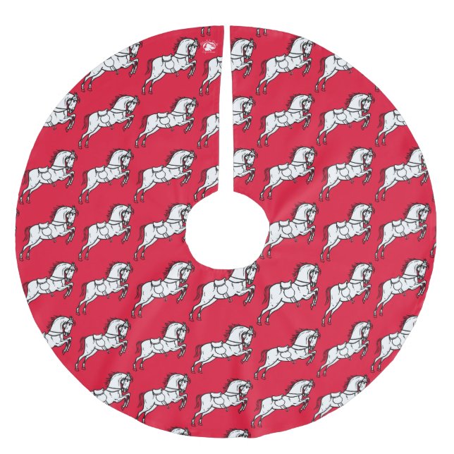 BBE - Pferdesportrock - Anpassen Polyester Weihnachtsbaumdecke (Vorderseite)