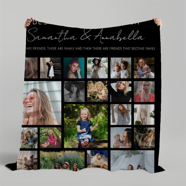 BBF Personalisiert 24 Fotomonage Fleece Blanket (Von Creator hochgeladen)