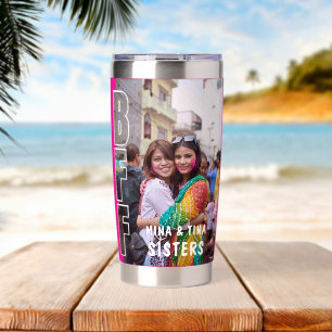 BBF und Schwestern Definition Foto Magenta Thermobecher