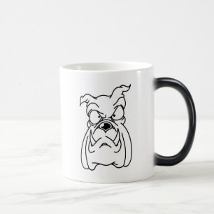 bbig ddog Bulldog-Kopf-morphing Keramikbecher Verwandlungstasse