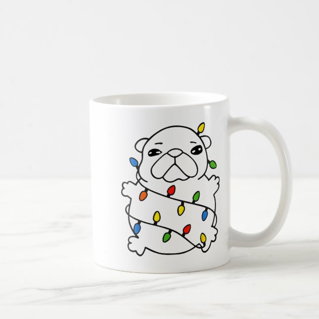 Bble Meme Christmas Funny I Am Bble Wash My Belly  Kaffeetasse (Rechts)