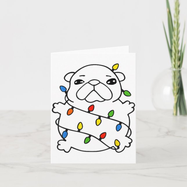 Bble Meme Christmas Funny I Am Bble Wash My Belly  Karte (Vorderseite)