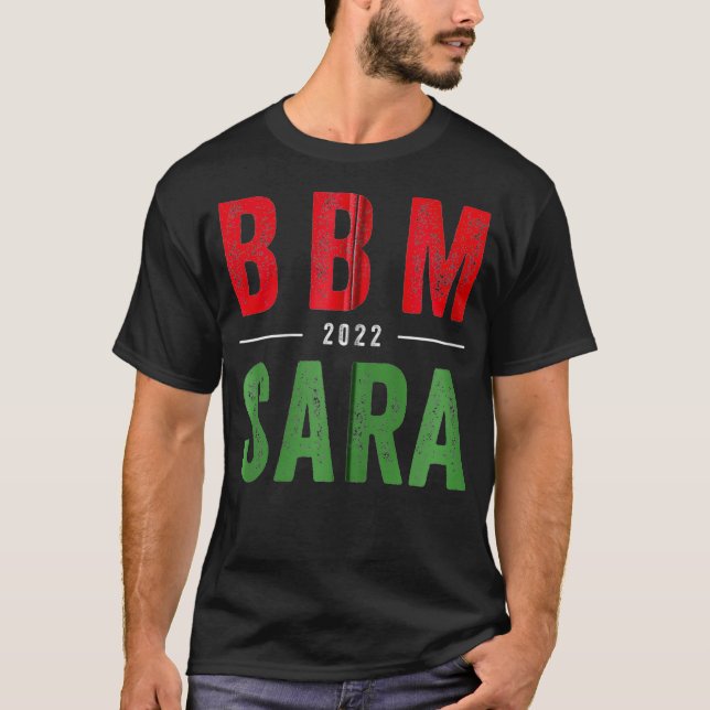 BBM 2022 BongBong Marcus Sara Philippine Präsident T-Shirt (Vorderseite)