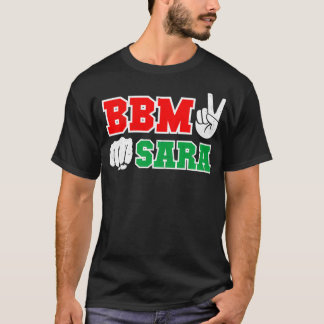 BBM Sara Red Bong Marcos Duterte Inday 2022 Präsid T-Shirt