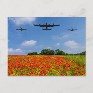 BBMF Poppy Flypast Postkarte