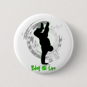 Bboy 4 Lebens-Knopf Button