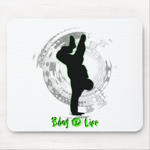 Bboy 4 Lebens-Mausunterlage Mousepad