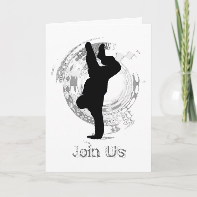 BBOY Dance Einladung (Vorderseite)