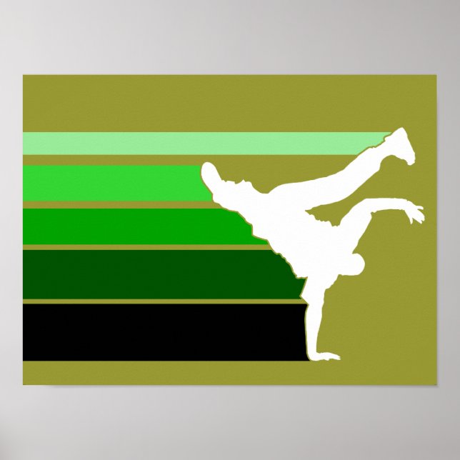 BBOY Gradient grn whn poster (Vorne)