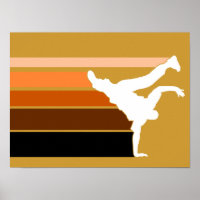 BBOY Gradient oder Welch Plakat