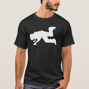 BBOY Pose 2 weiß T-Shirt