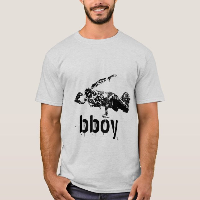 Bboy Pose durch Jeffrey T-Shirt (Vorderseite)